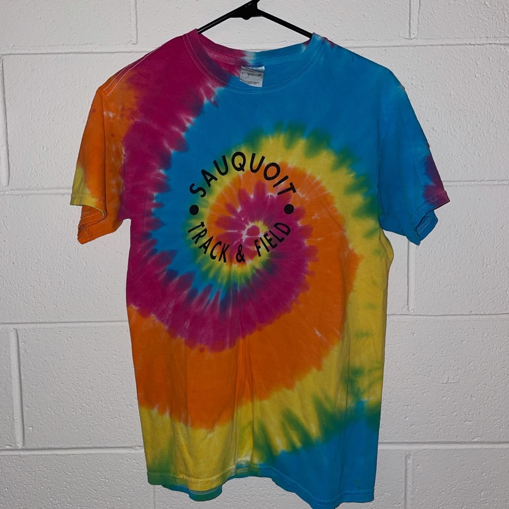 tie dye track tshirt